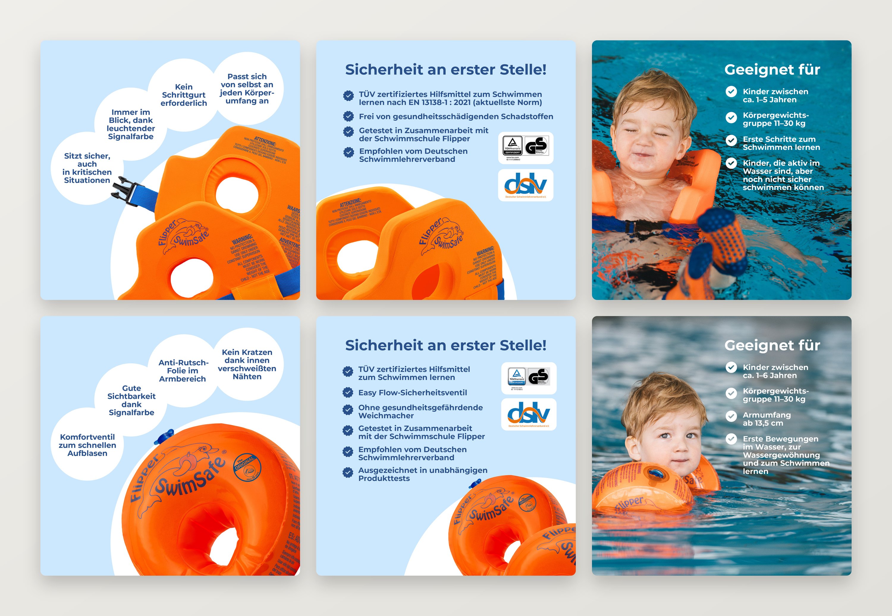 Pro Swim: Produktgrafiken für Amazon und Shop