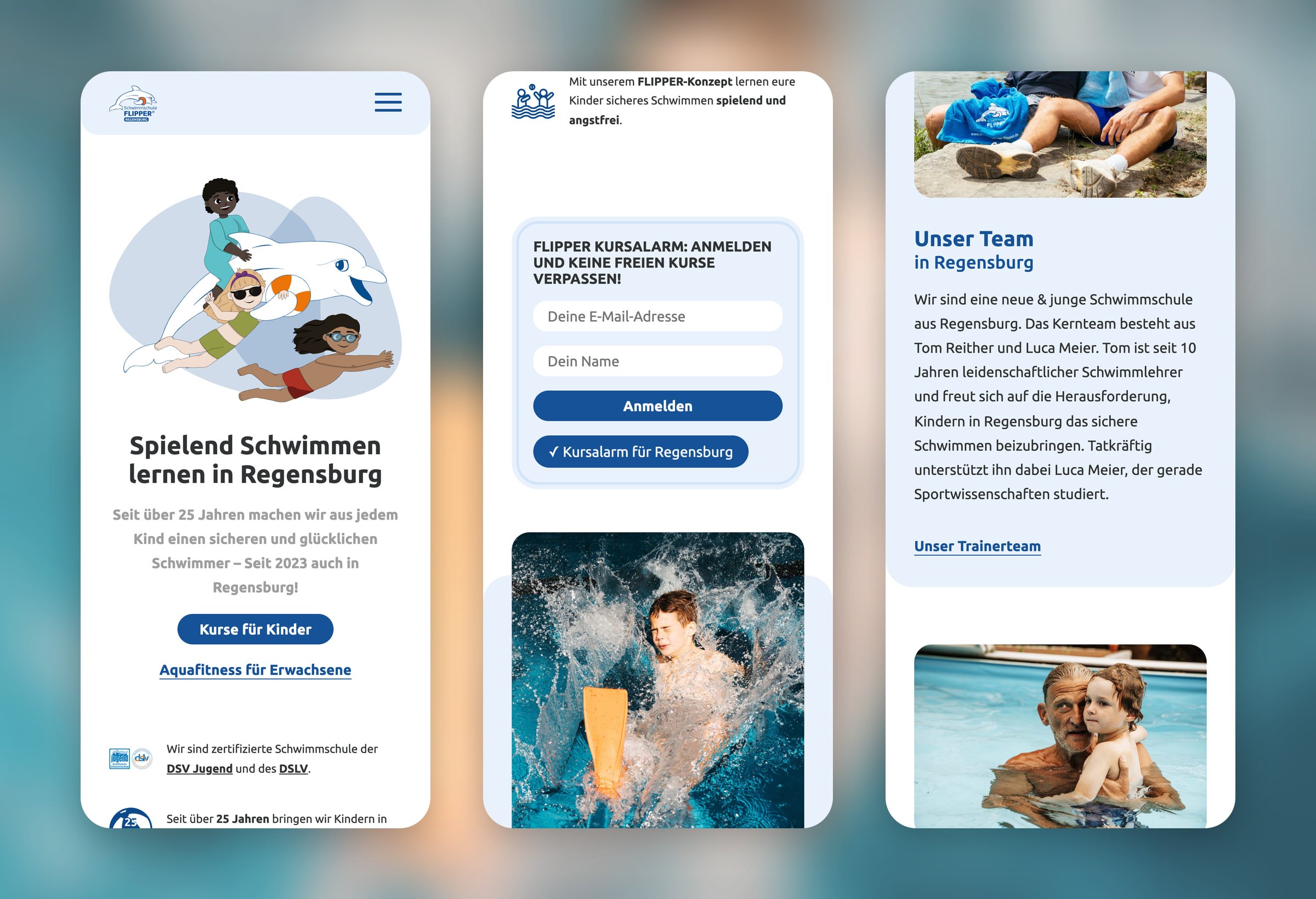 Schwimmschule Flipper: Mobil