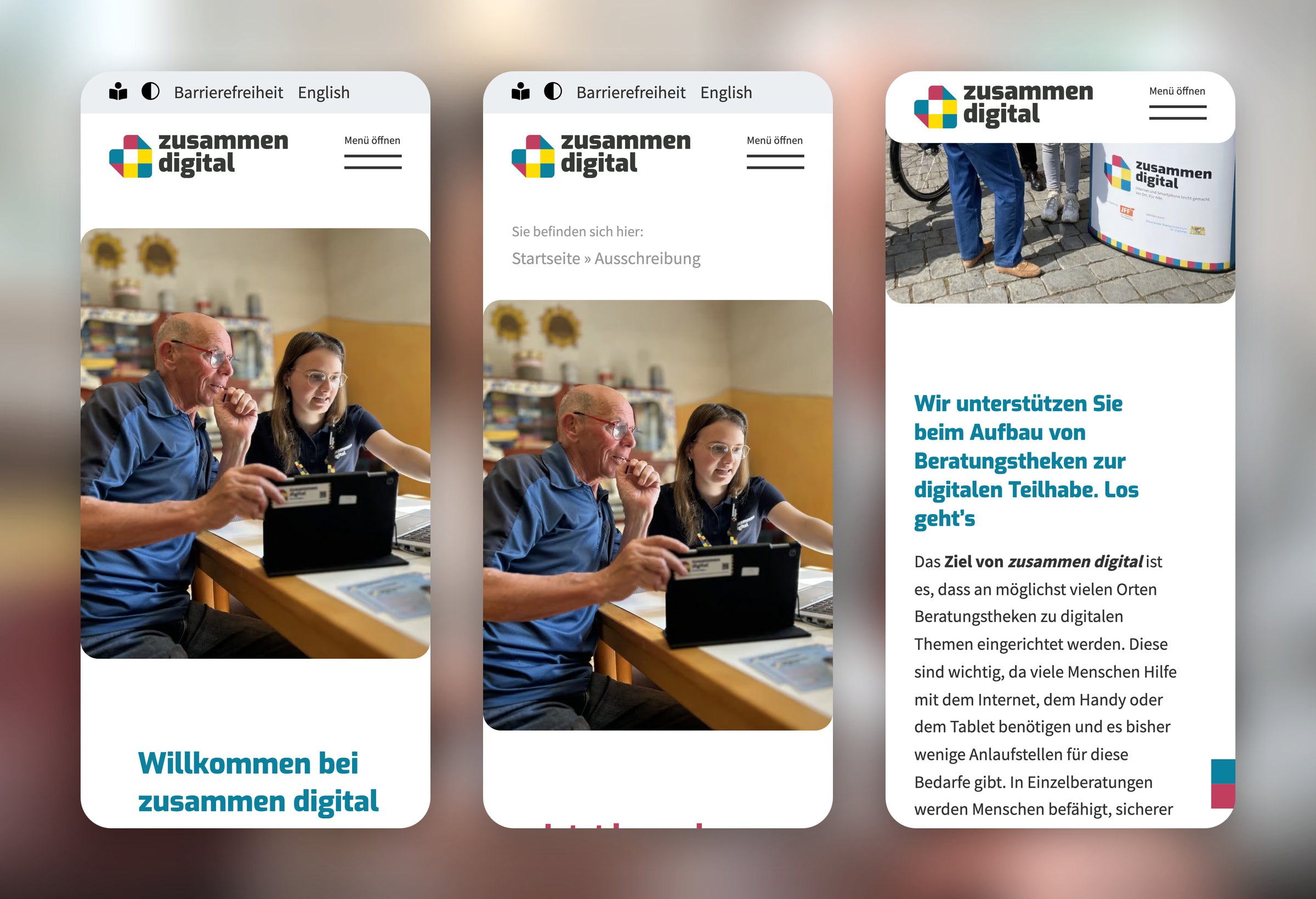 JFF – zusammen digital: Mobil