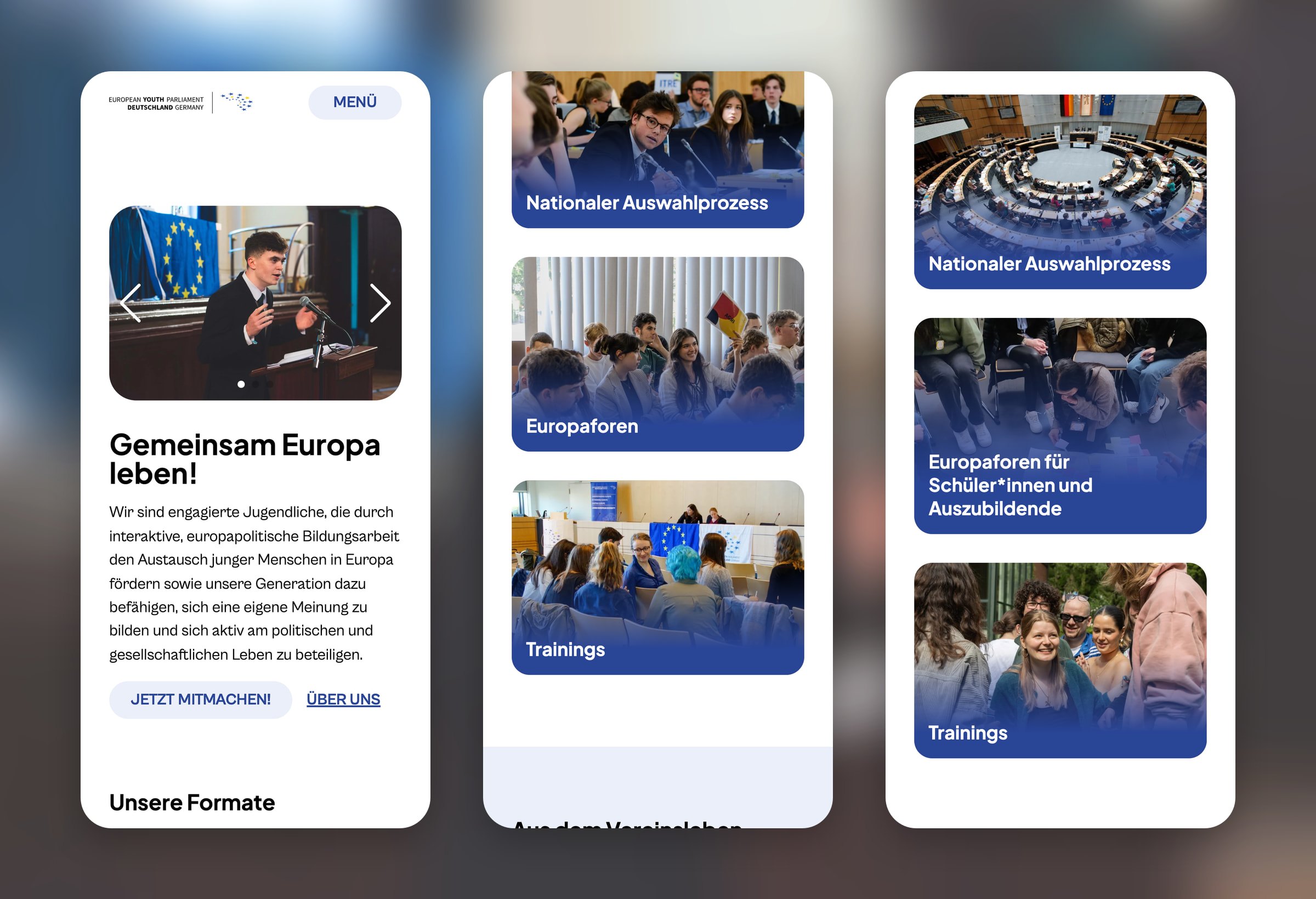 European Youth Parliament: Mobil
