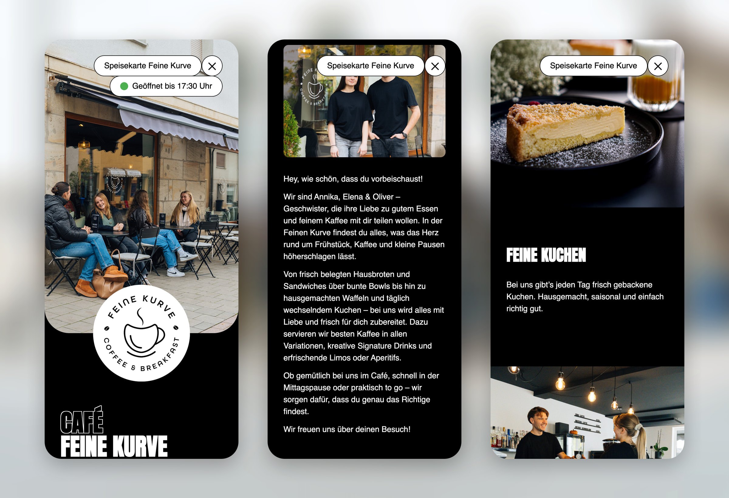 Café Feine Kurve: Mobil