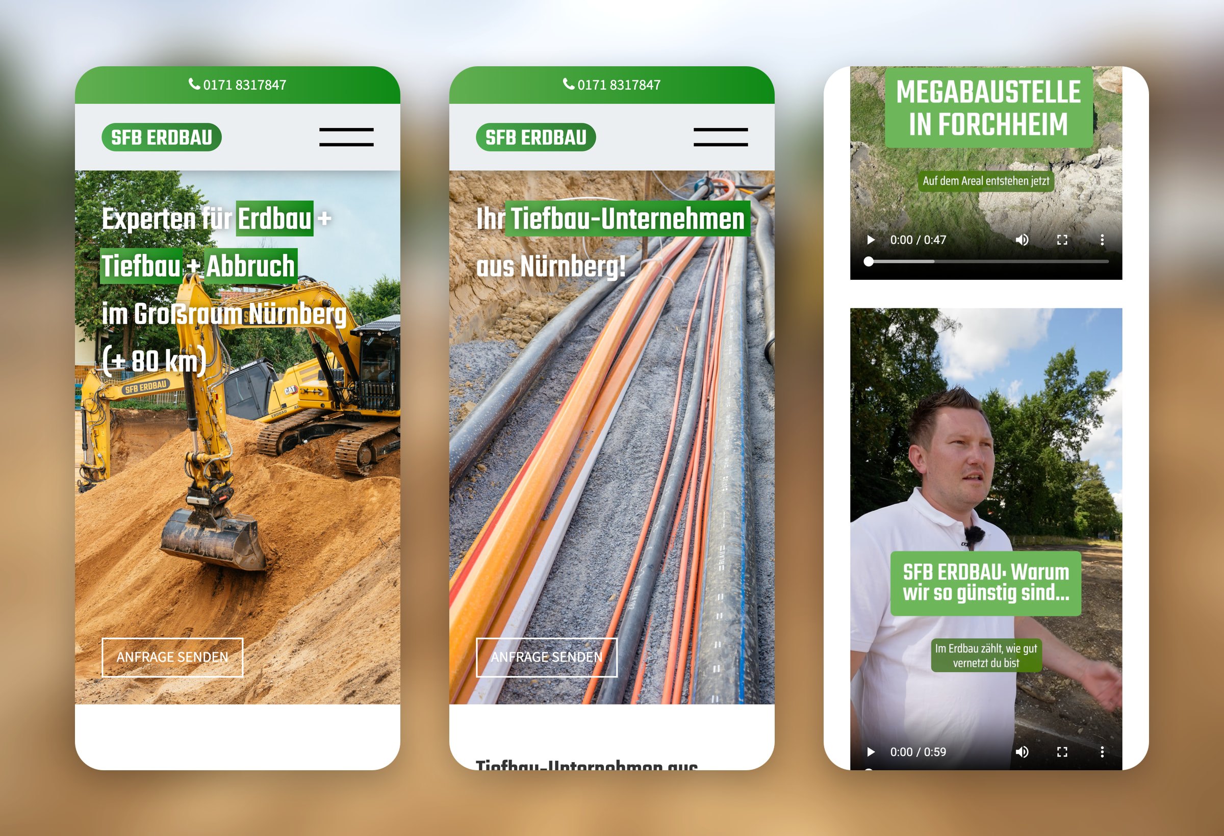 SFB Erdbau: Mobil
