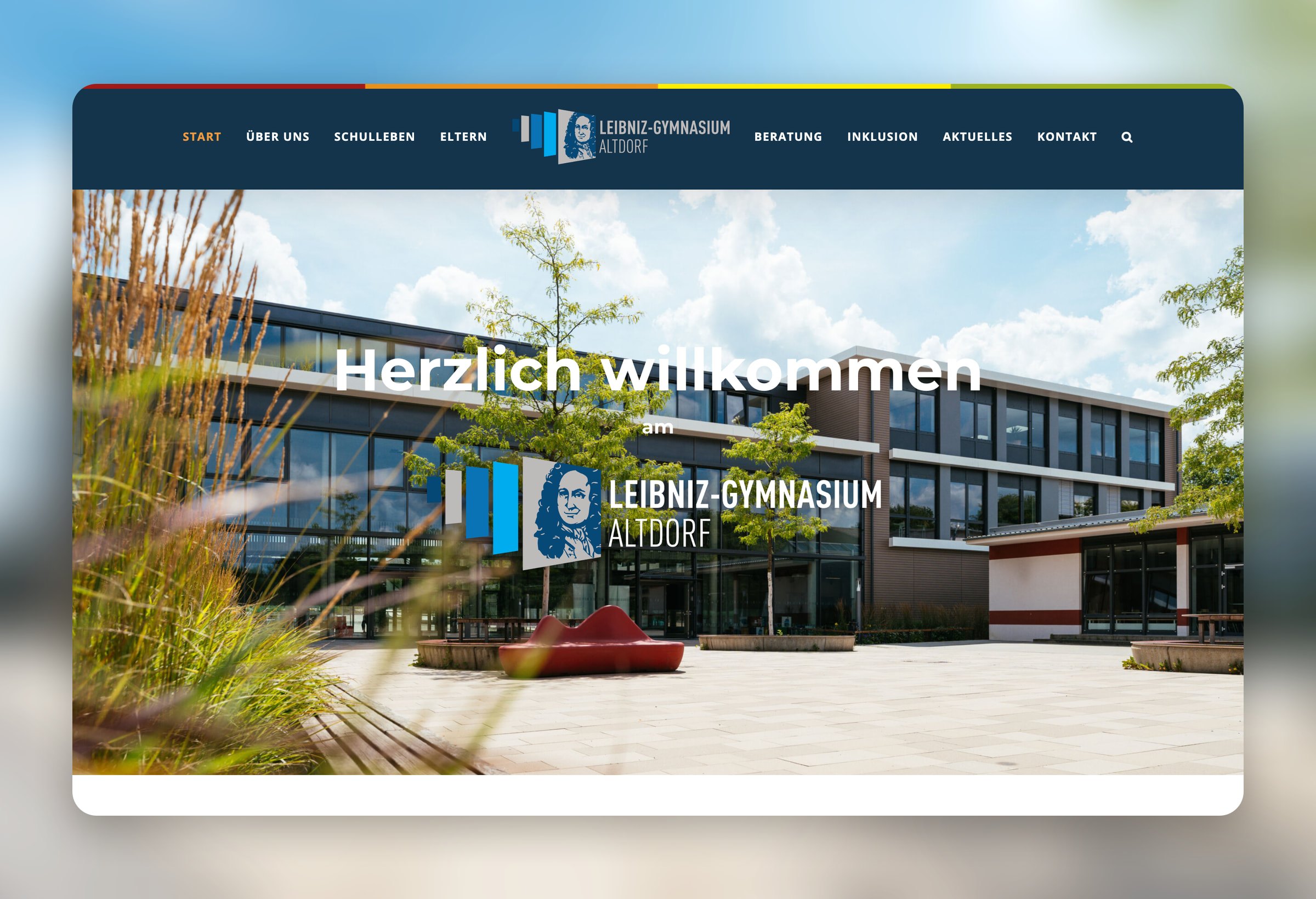 Leibniz-Gymnasium Altdorf: Website