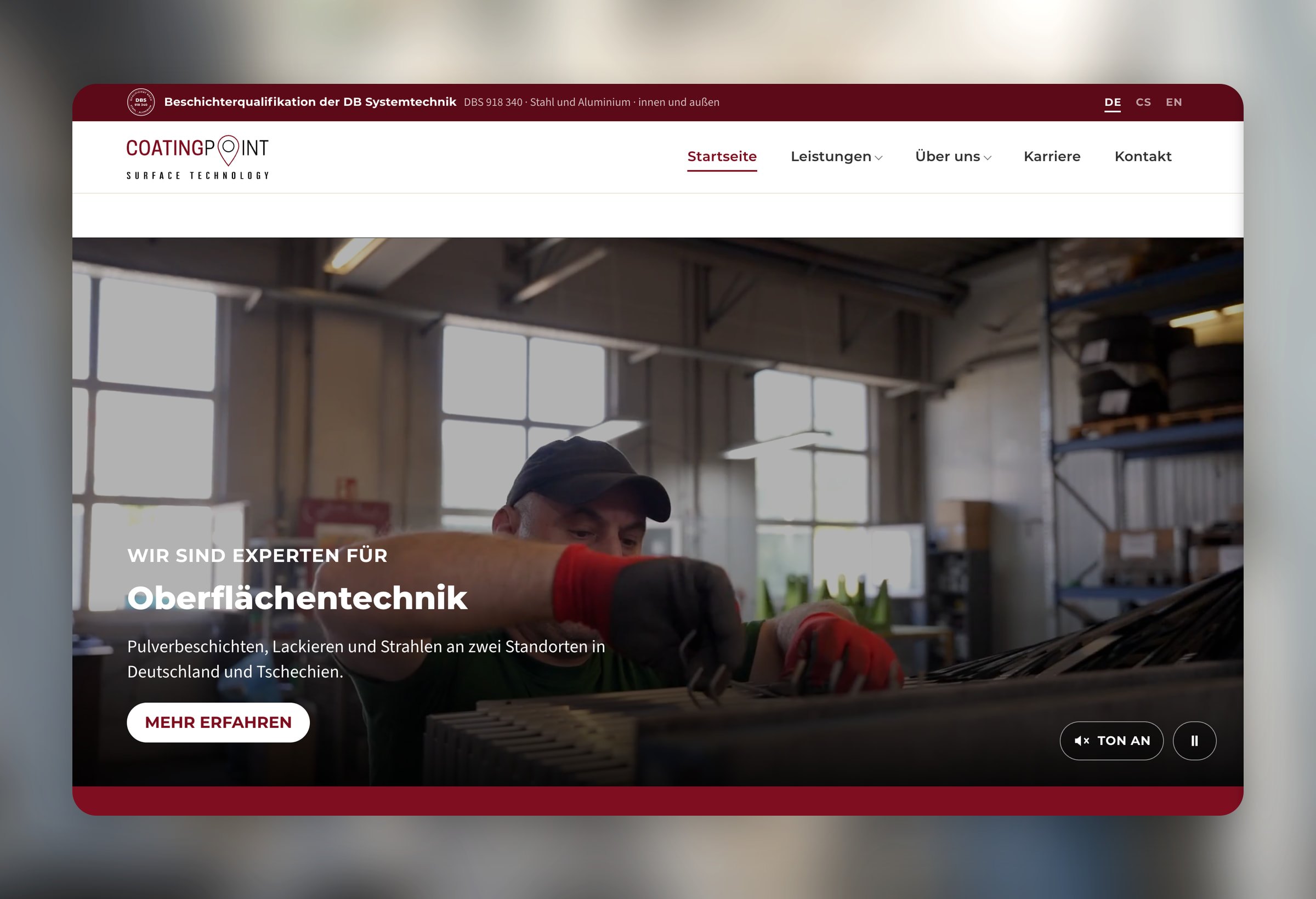 Coating Point: Website