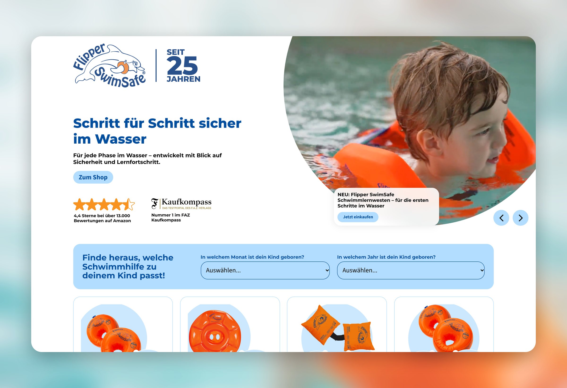 Pro Swim: Webshop